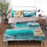 Housse de couette I Love Surfer popcustoms