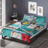 Housse de couette Surfer Woman Travel popcustoms
