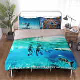 Housse de couette Plongé Tropical popcustoms