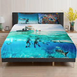 Housse de couette Plongé Tropical popcustoms