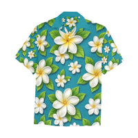 Chemise personnalisée Homme (Fleur de tiaré) Inkedjoy