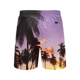 Short de plage hommes Hawaii Sunset Inkedjoy