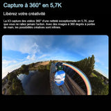 Caméra d'action (Insta360) 5.7 K + Pack Accessoires Home Travel World Store