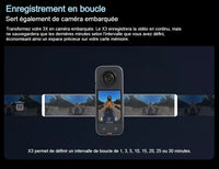 Caméra d'action (Insta360) 5.7 K + Pack Accessoires Home Travel World Store