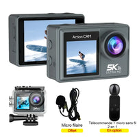 Caméra vidéo d'action 5K, Grand angle et Waterproof Home Travel World Store