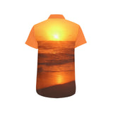 Chemise homme imprimé ( Ciel de feu, Couché de soleil ) Inkedjoy