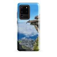 Coque Samsung® (Homme au bord d'une falaise) Home Travel World Store