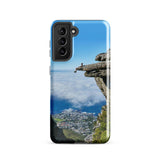 Coque Samsung® (Homme au bord d'une falaise) Home Travel World Store
