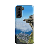 Coque Samsung® (Homme au bord d'une falaise) Home Travel World Store