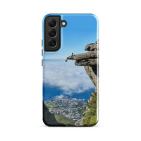 Coque Samsung® (Homme au bord d'une falaise) Home Travel World Store