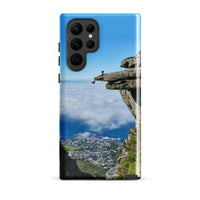 Coque Samsung® (Homme au bord d'une falaise) Home Travel World Store