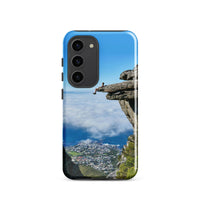 Coque Samsung® (Homme au bord d'une falaise) Home Travel World Store