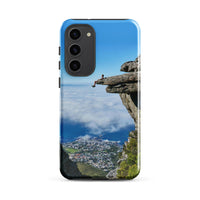 Coque Samsung® (Homme au bord d'une falaise) Home Travel World Store