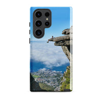 Coque Samsung® (Homme au bord d'une falaise) Home Travel World Store