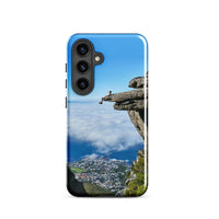 Coque Samsung® (Homme au bord d'une falaise) Home Travel World Store
