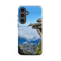 Coque Samsung® (Homme au bord d'une falaise) Home Travel World Store