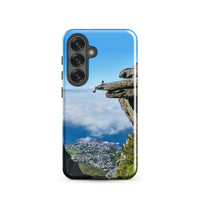 Coque Samsung® (Homme au bord d'une falaise) Home Travel World Store