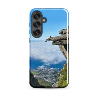 Coque Samsung® (Homme au bord d'une falaise) Home Travel World Store