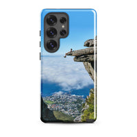 Coque Samsung® (Homme au bord d'une falaise) Home Travel World Store