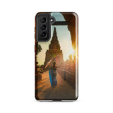 Coque Samsung® (Temple at sunset, Indonesia) Home Travel World Store