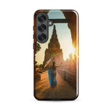 Coque Samsung® (Temple at sunset, Indonesia) Home Travel World Store