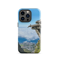 Coque iPhone® (Homme au bord d'une falaise) Home Travel World Store