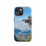 Coque iPhone® (Homme au bord d'une falaise) Home Travel World Store