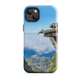 Coque iPhone® (Homme au bord d'une falaise) Home Travel World Store
