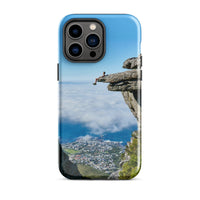 Coque iPhone® (Homme au bord d'une falaise) Home Travel World Store