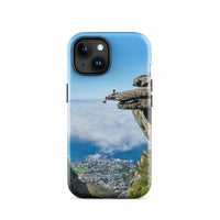 Coque iPhone® (Homme au bord d'une falaise) Home Travel World Store