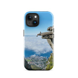 Coque iPhone® (Homme au bord d'une falaise) Home Travel World Store
