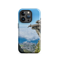 Coque iPhone® (Homme au bord d'une falaise) Home Travel World Store