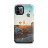 Coque iPhone® (Mongolfer at sunset) Home Travel World Store