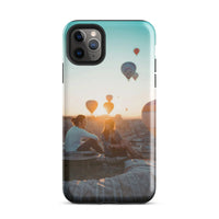 Coque iPhone® (Mongolfer at sunset) Home Travel World Store