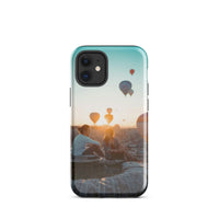 Coque iPhone® (Mongolfer at sunset) Home Travel World Store