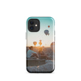 Coque iPhone® (Mongolfer at sunset) Home Travel World Store