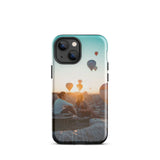 Coque iPhone® (Mongolfer at sunset) Home Travel World Store