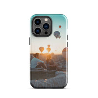 Coque iPhone® (Mongolfer at sunset) Home Travel World Store