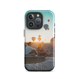 Coque iPhone® (Mongolfer at sunset) Home Travel World Store
