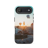 Coque iPhone® (Mongolfer at sunset) Home Travel World Store