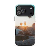 Coque iPhone® (Mongolfer at sunset) Home Travel World Store