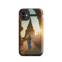 Coque iPhone® (Temple at sunset, Indonesia) Home Travel World Store