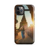 Coque iPhone® (Temple at sunset, Indonesia) Home Travel World Store