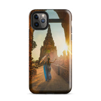 Coque iPhone® (Temple at sunset, Indonesia) Home Travel World Store