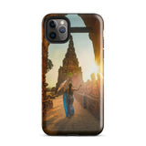 Coque iPhone® (Temple at sunset, Indonesia) Home Travel World Store