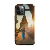 Coque iPhone® (Temple at sunset, Indonesia) Home Travel World Store