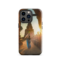 Coque iPhone® (Temple at sunset, Indonesia) Home Travel World Store