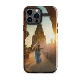 Coque iPhone® (Temple at sunset, Indonesia) Home Travel World Store