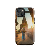 Coque iPhone® (Temple at sunset, Indonesia) Home Travel World Store
