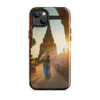 Coque iPhone® (Temple at sunset, Indonesia) Home Travel World Store
